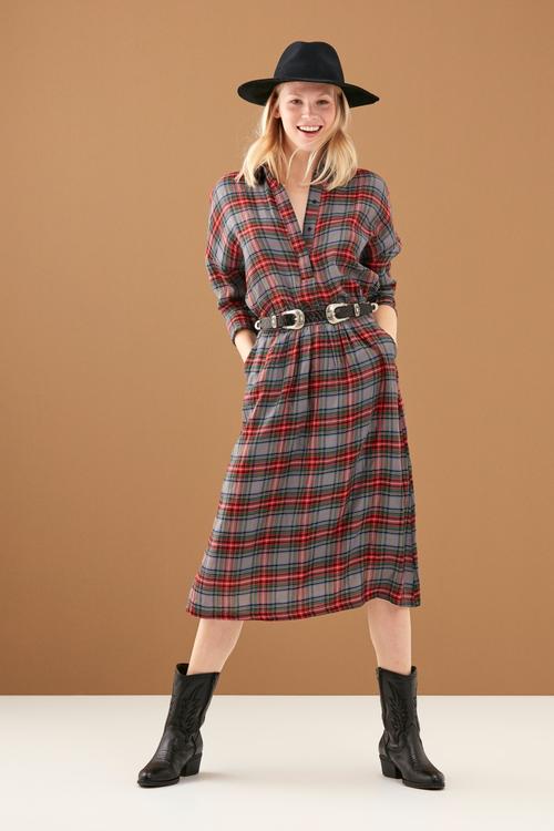  EKOSE DESENLİ MİDİ BOY A FORM ETEK