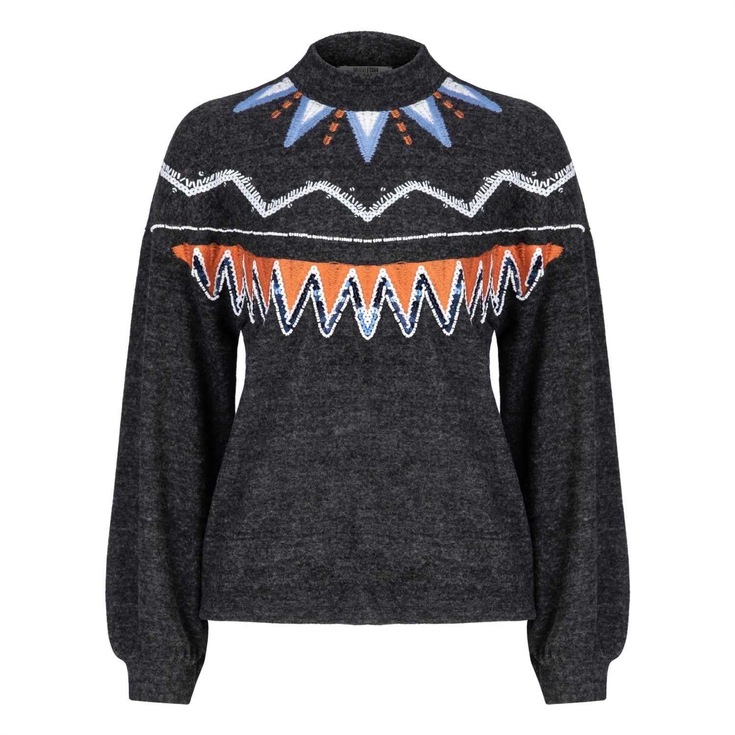 PUL İŞLEMELİ KAZAK