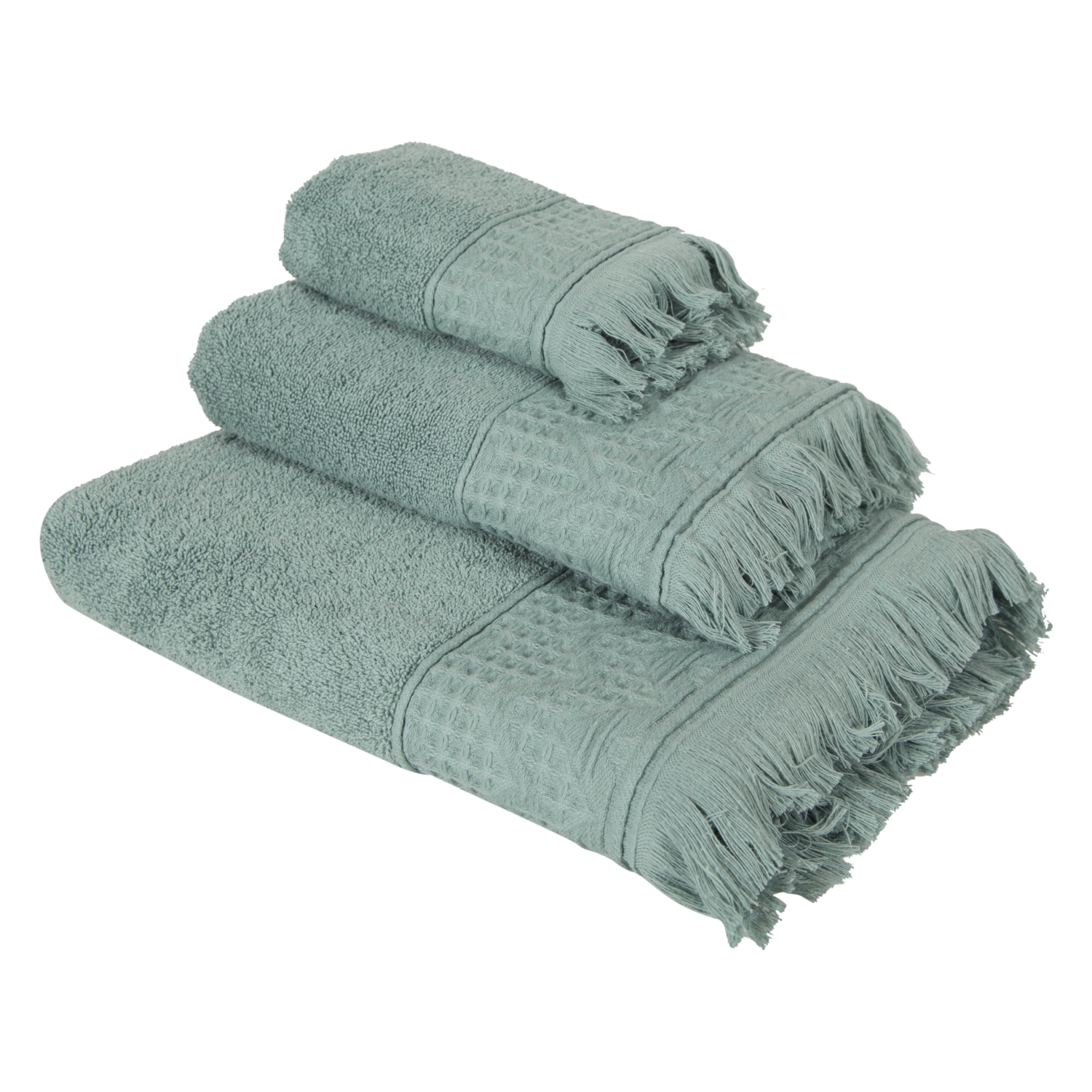 SARDES YEŞİL HAVLU 30X50 CM