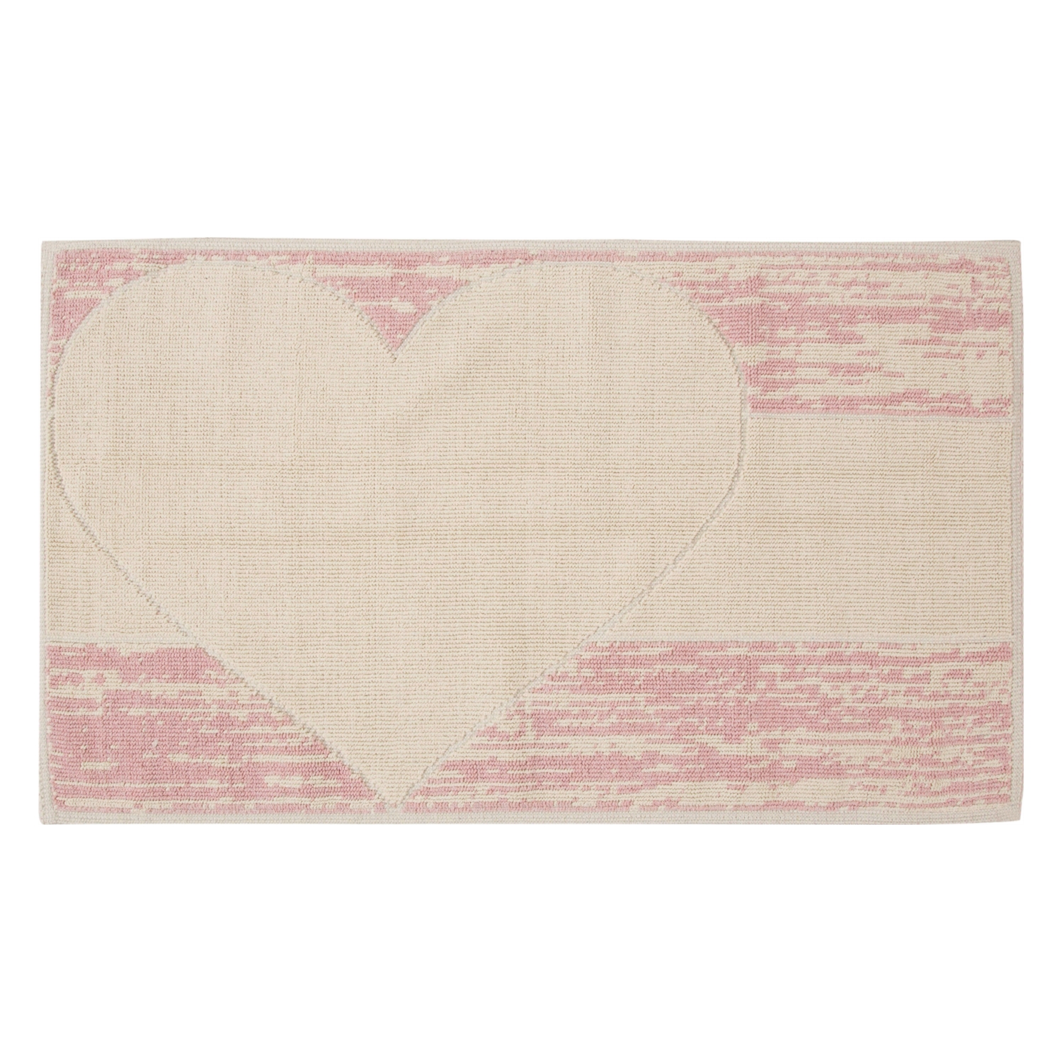 HEART PEMBE PASPAS 60X100 CM