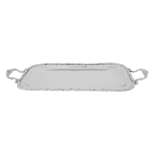  SILVER DEKORATİF TEPSİ 53*23CM