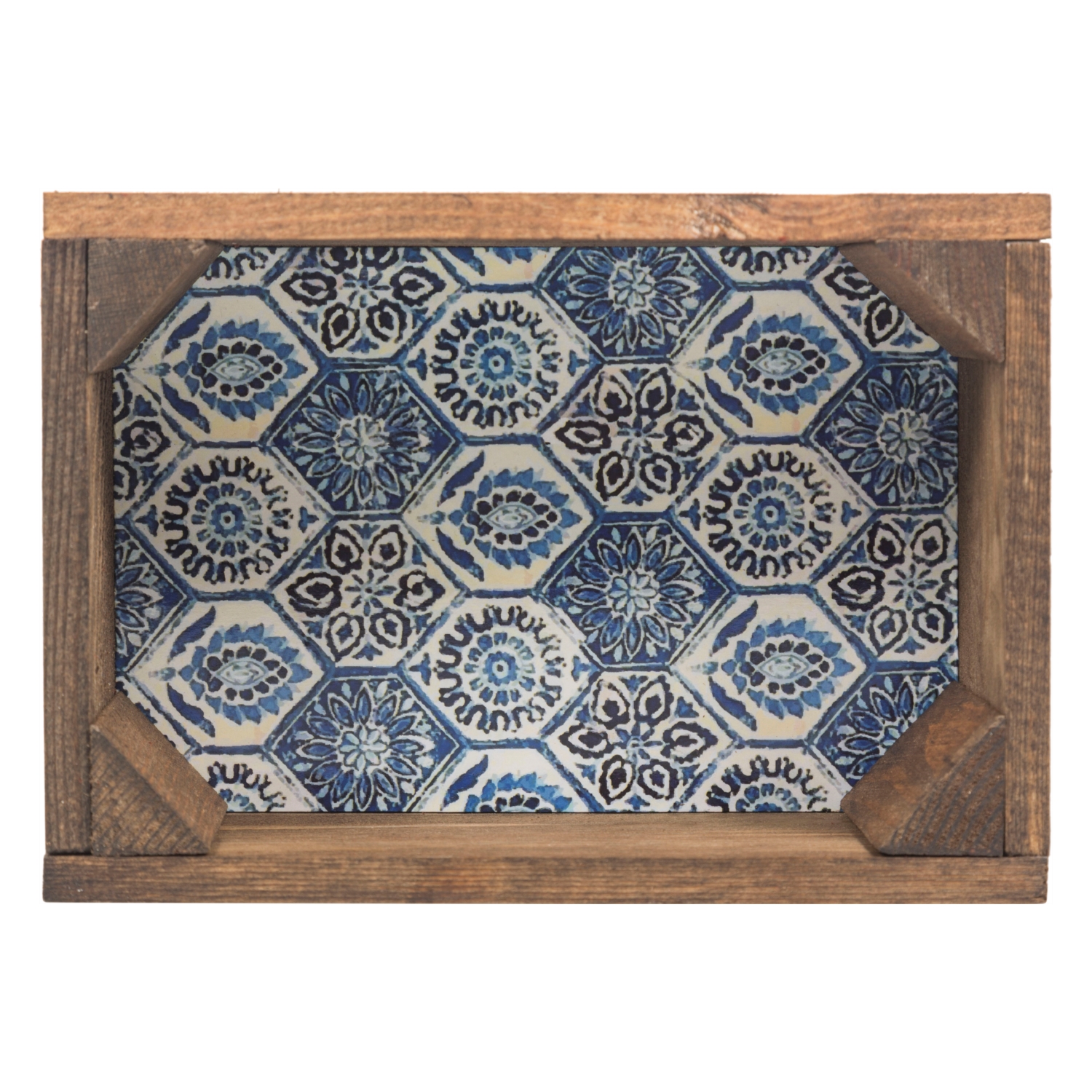 VINTAGE BLUE KÜÇÜK KASA 20x14x7 CM