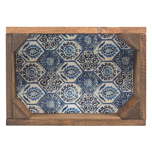  VINTAGE BLUE KÜÇÜK KASA 20x14x7 CM