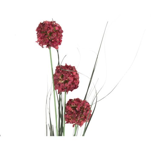 ALYUM TEK DAL ÇİÇEK 89CM BORDO