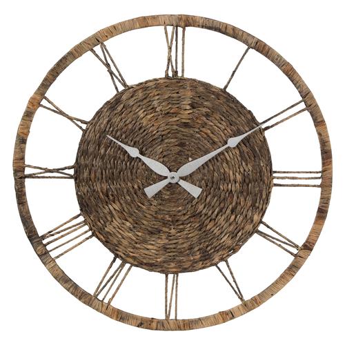  HASIR DUVAR SAATİ BEJ