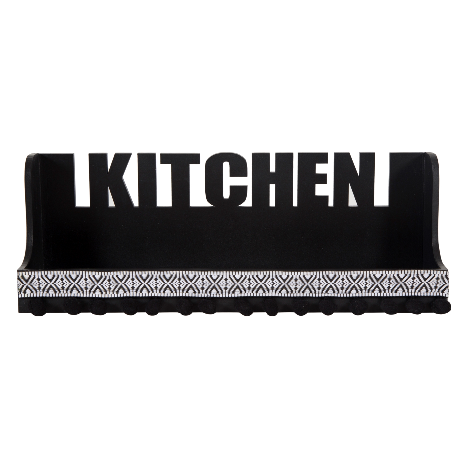 LAGOS KITCHEN SİYAH RAF 40X11 CM
