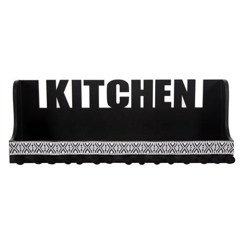  LAGOS KITCHEN SİYAH RAF 40X11 CM