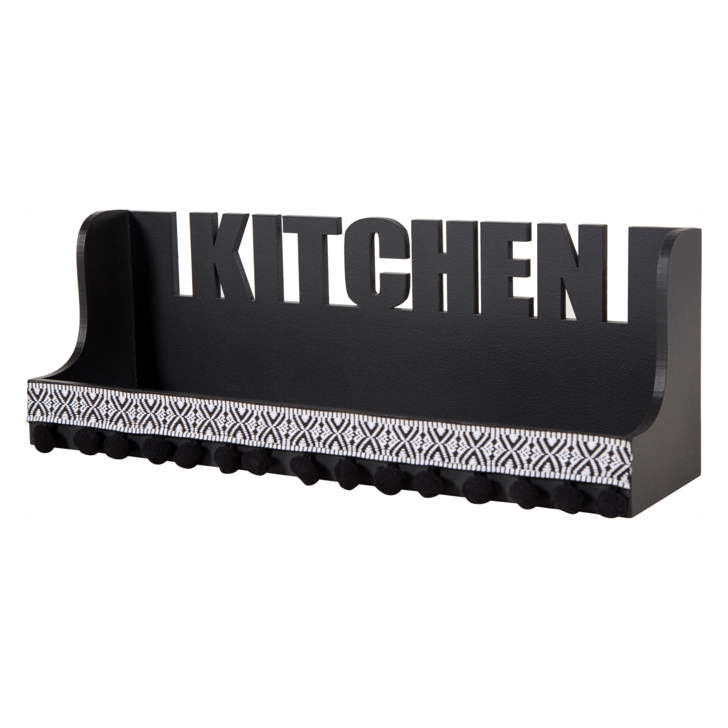 LAGOS KITCHEN SİYAH RAF 40X11 CM
