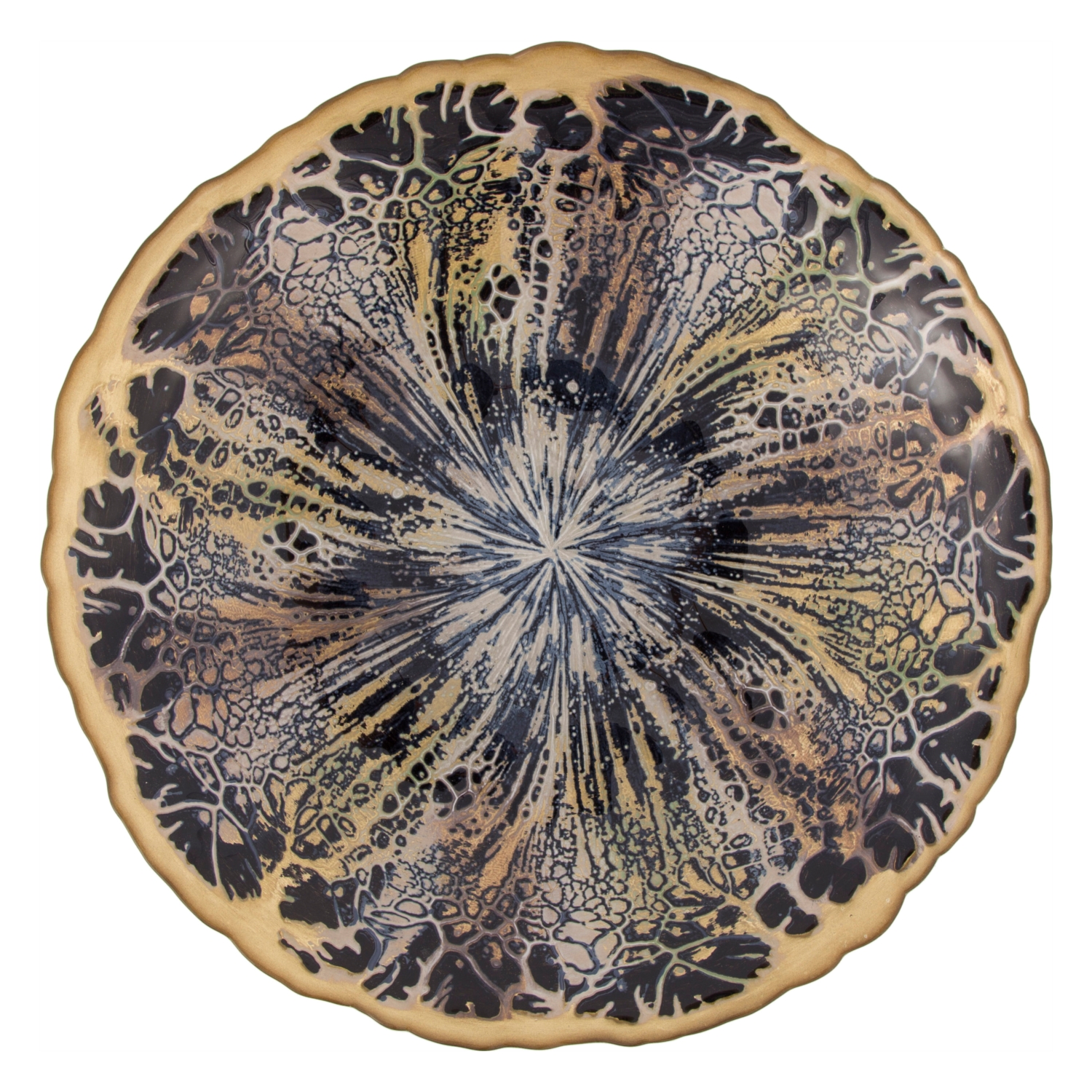 ALDEBARAN DEKORATİF TABAK 40 CM ALTIN