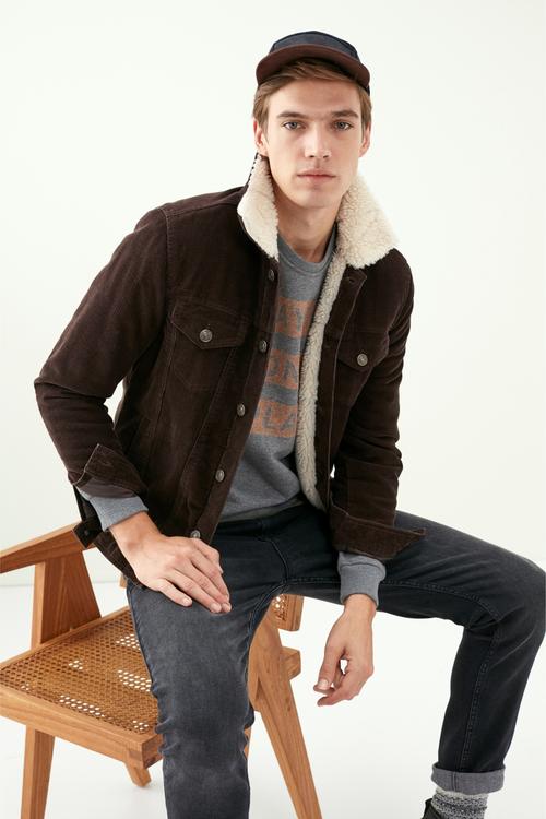  KADİFE TRUCKER CEKET