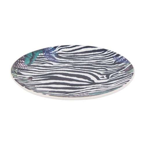  ZEBRA DESENLİ PASTA TABAĞI 21 CM