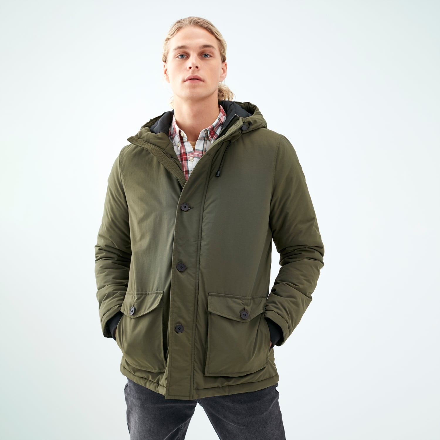 KAPÜŞONLU KALIN PARKA