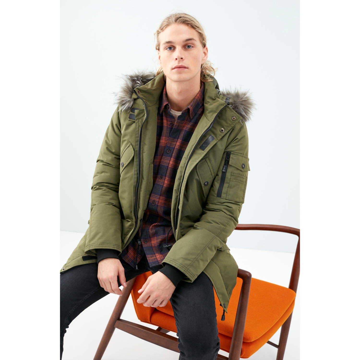 KAPÜŞONLU KALIN PARKA