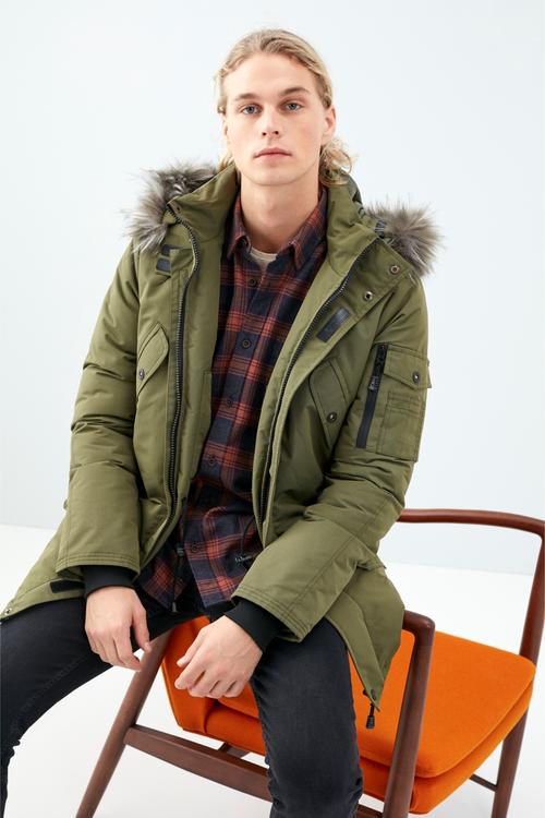  KAPÜŞONLU KALIN PARKA