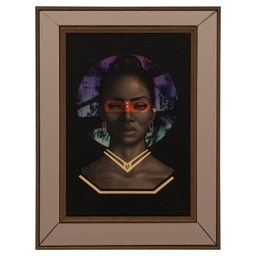  AFRICAN GIRL III ÇERÇEVELİ PANO 35X50 CM