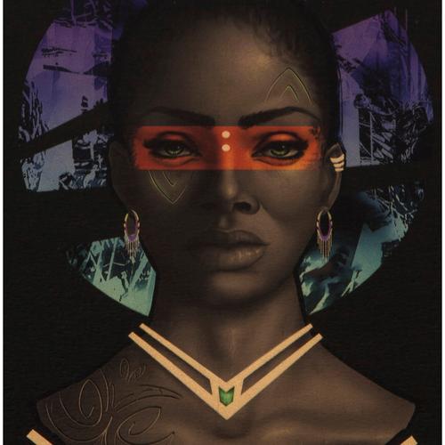  AFRICAN GIRL III ÇERÇEVELİ PANO 35X50 CM