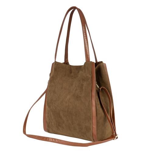  SÜET GÖRÜNÜMLÜ OMUZ ÇANTASI