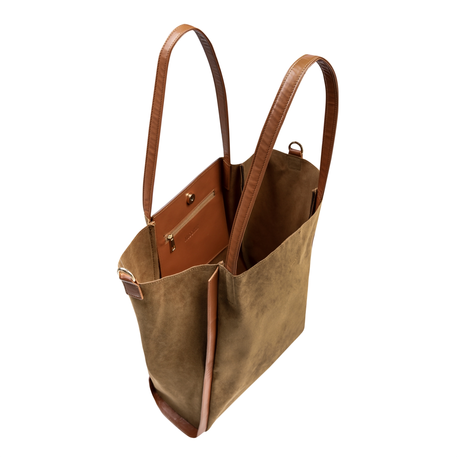 SÜET GÖRÜNÜMLÜ OMUZ ÇANTASI