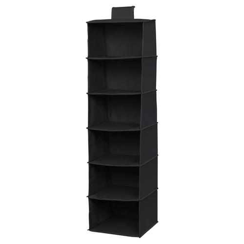 ORGANİZER 6'LI DOLAP İÇİ SİYAH 20X30X16