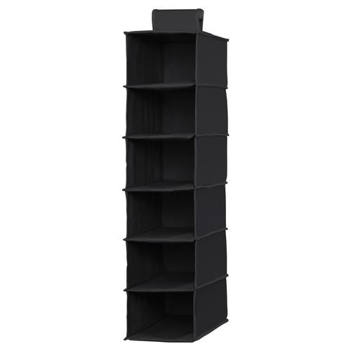  ORGANİZER 6'LI DOLAP İÇİ SİYAH 30X30X20