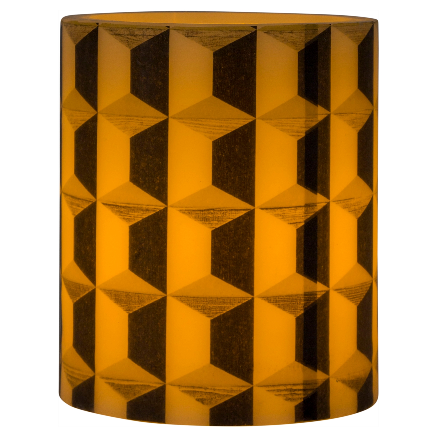 ROMA LEDLİ MUM 10X10 CM