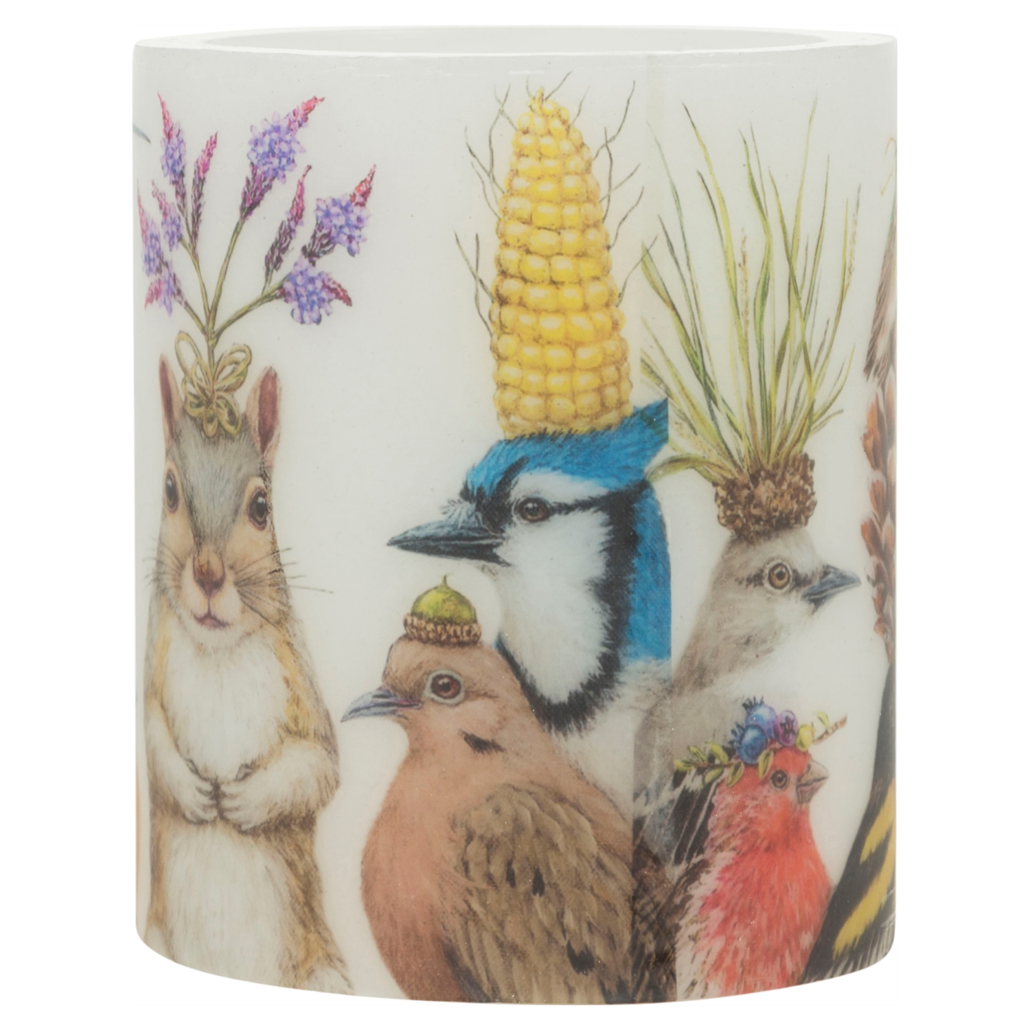 NUTS LEDLİ MUM 12X15 CM