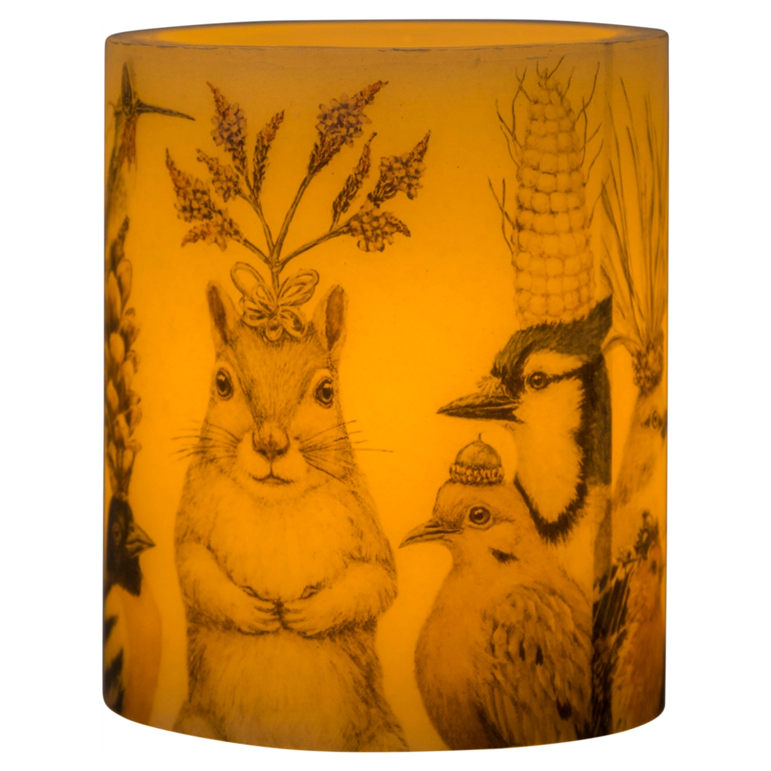 NUTS LEDLİ MUM 12X15 CM