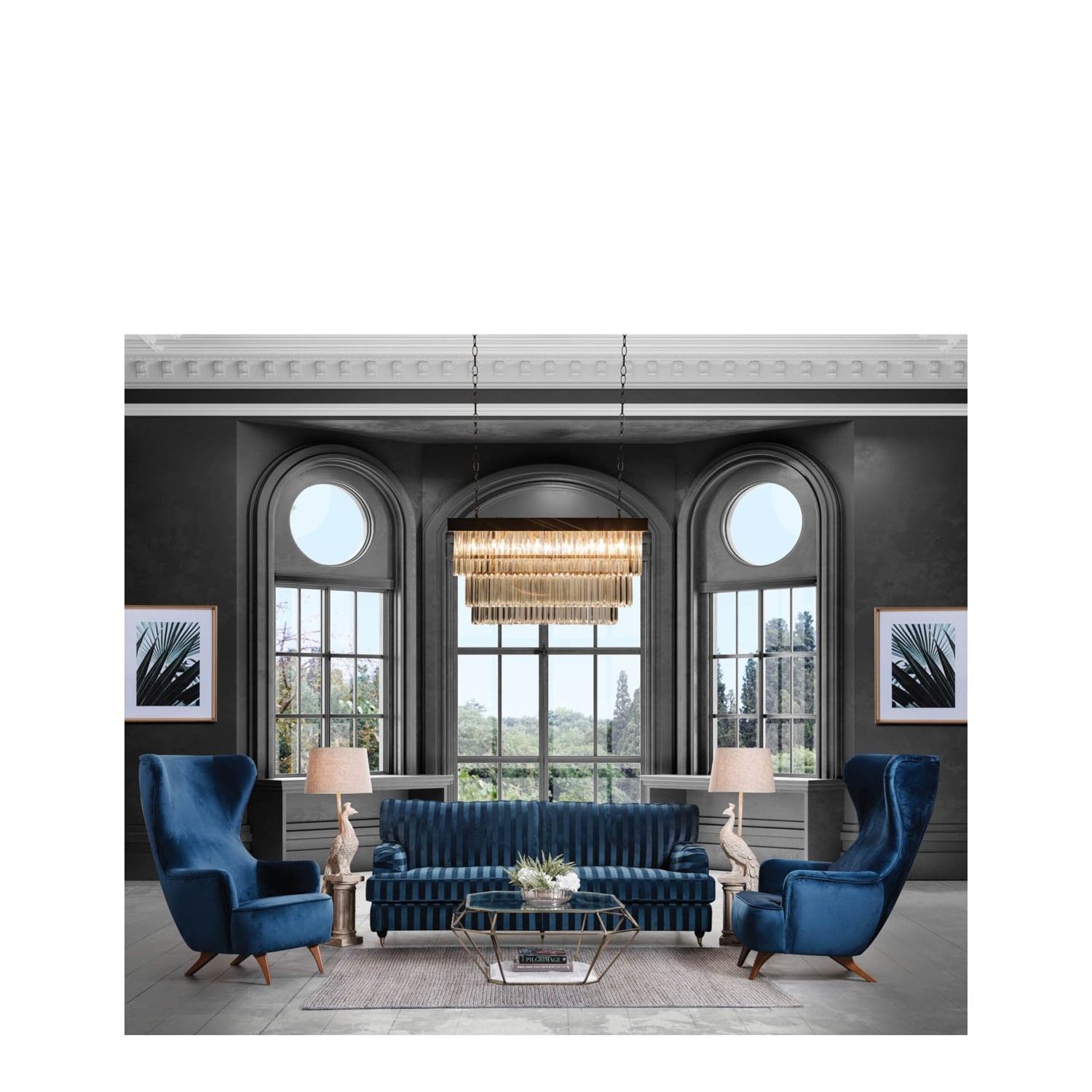 ODEONAS  AVİZE DİKDÖRTGEN