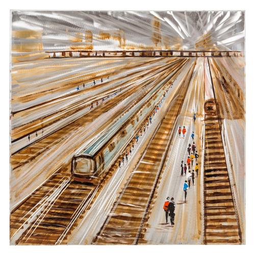 STATION YAĞLI BOYA TABLO 100X100 CM