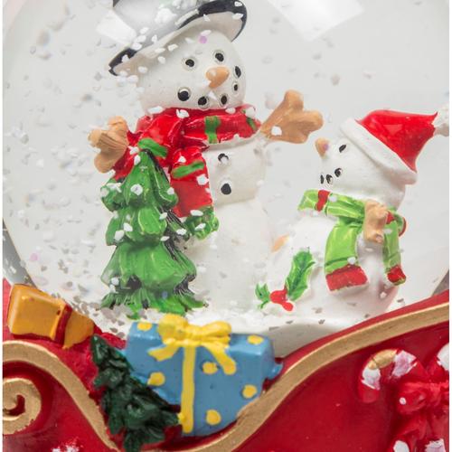  CAROUSEL YILBAŞI KAR KÜRESİ 9 CM