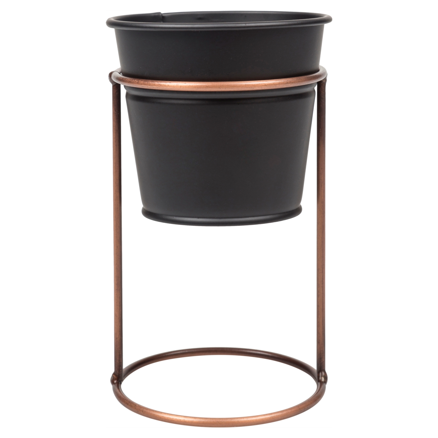 GALVANİZ ÇİÇEKLİK 12X21CM SİYAH