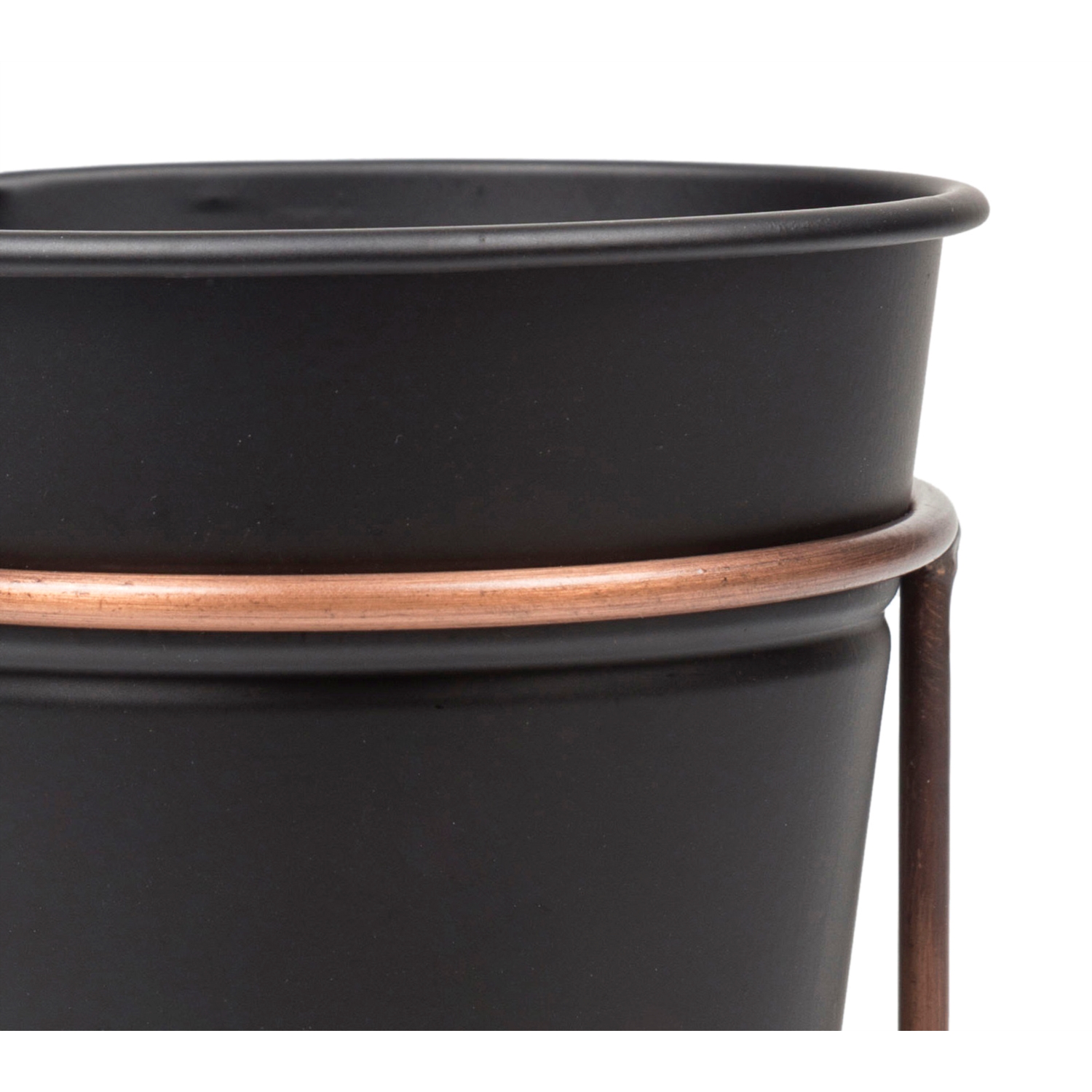 GALVANİZ ÇİÇEKLİK 12X21CM SİYAH