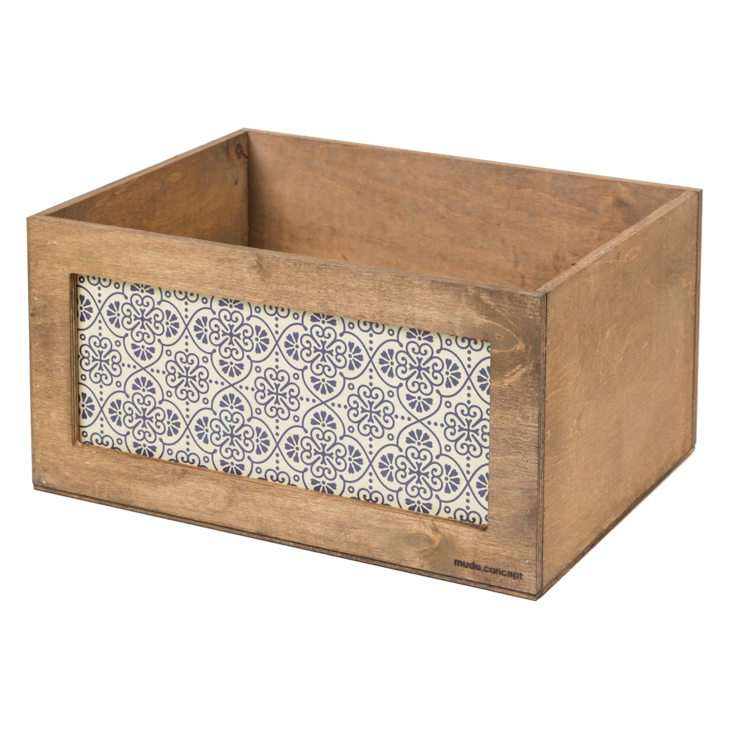 PATTERN DEKORATİF KUTU MAVİ 40CM