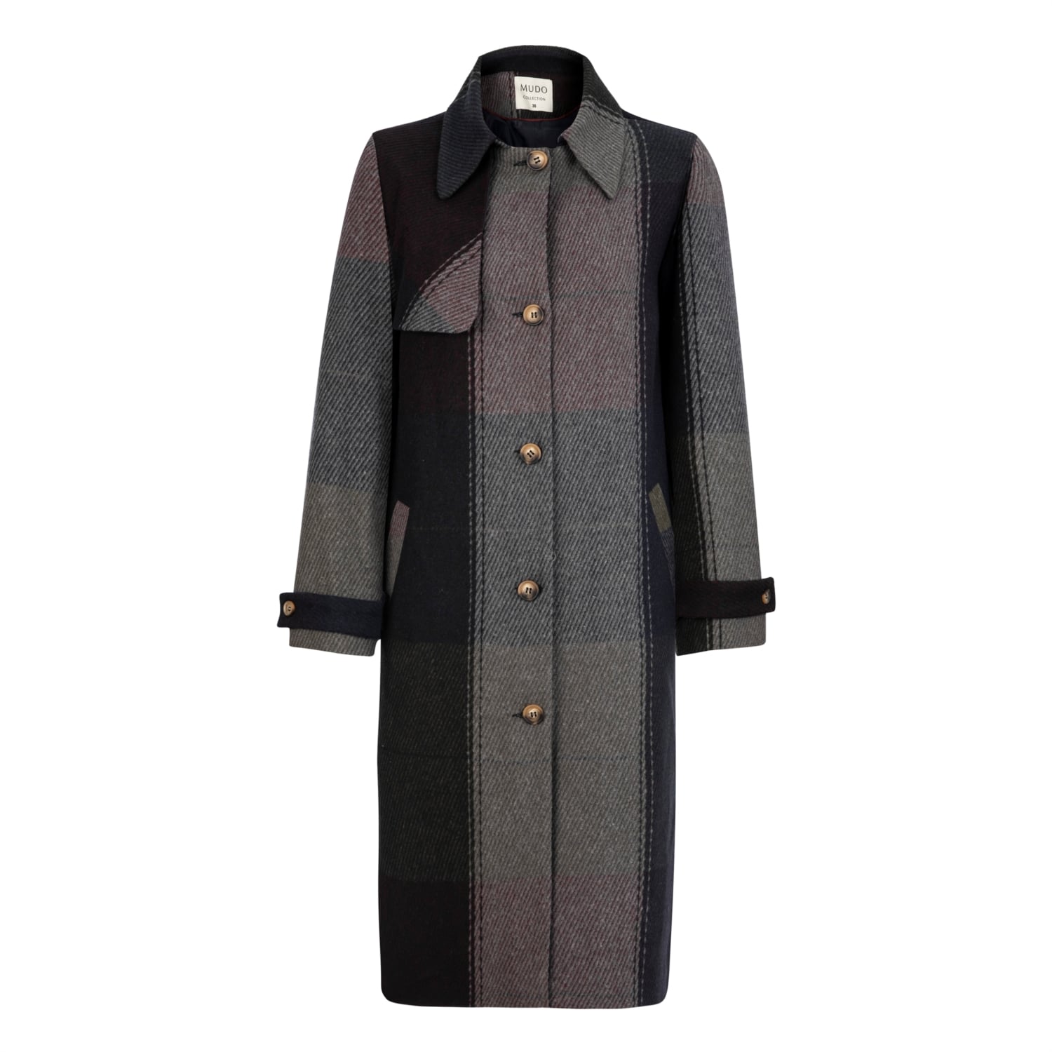 EKOSE DESENLİ KALIN KAŞE KABAN