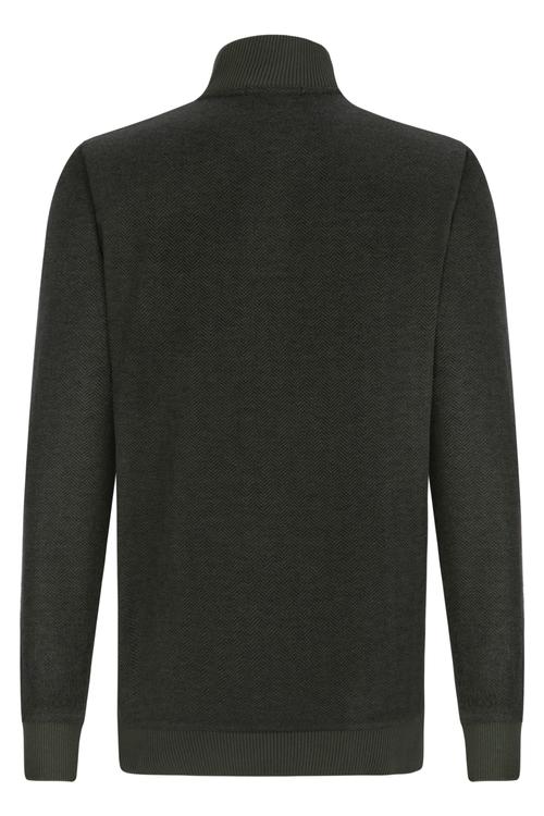  DİK YAKA ÖRME SWEATSHIRT