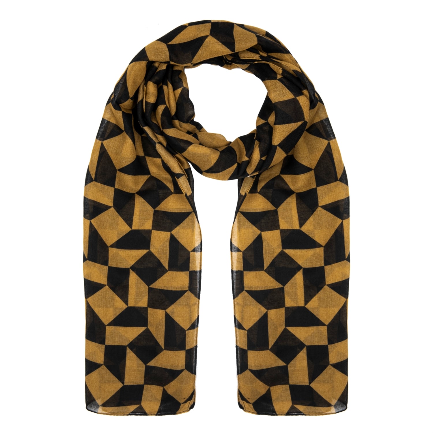 GEOMETRİK DESENLİ ŞAL