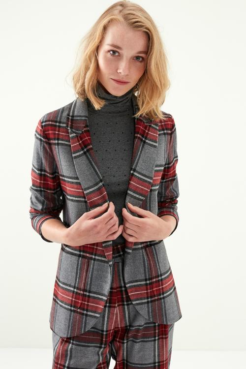  EKOSE DESENLİ BUSİNESS CEKET