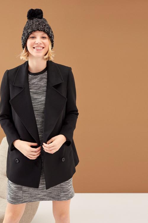  DÜĞME DETAYLI KAŞE KALIN KABAN