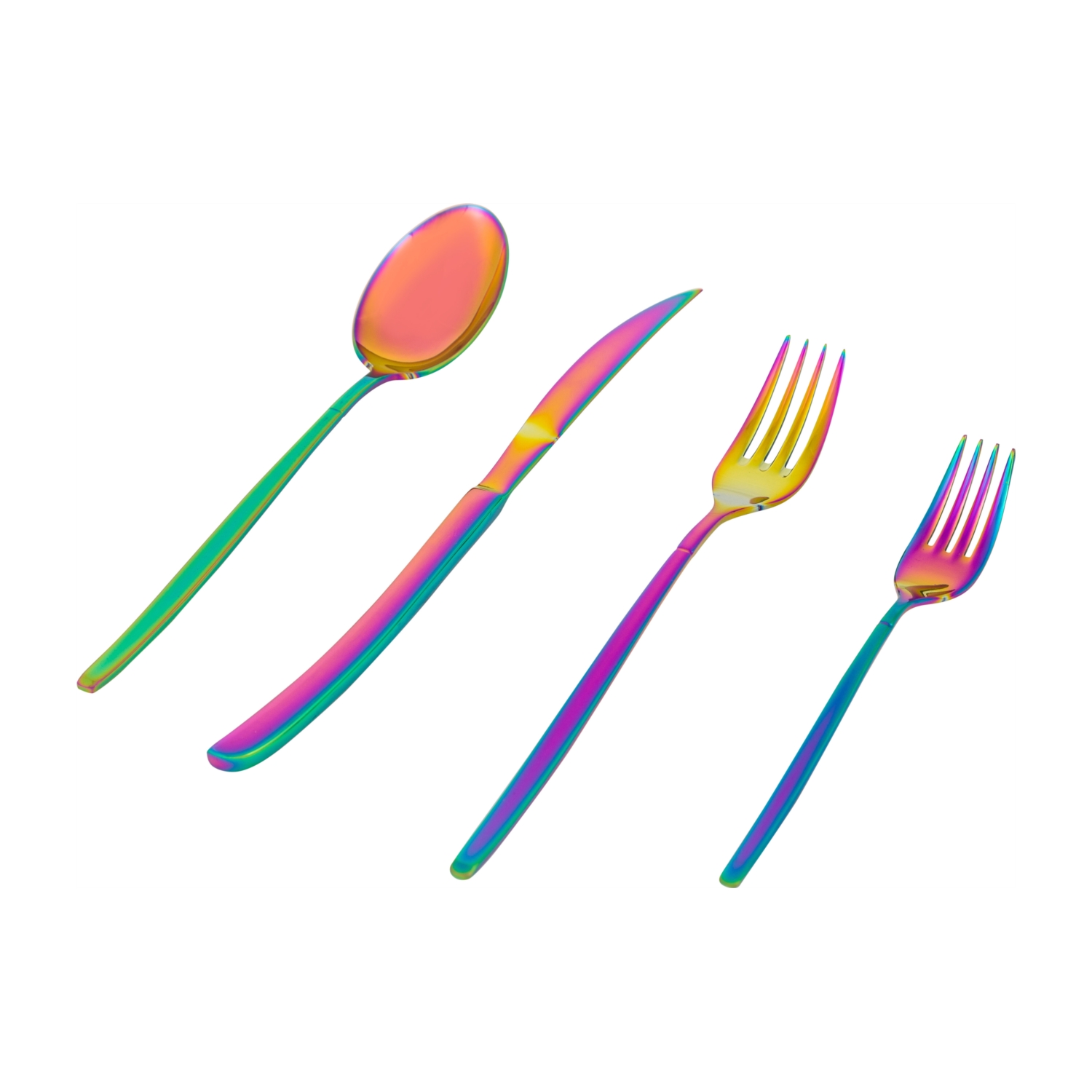 GRACE ÇATAL KAŞIK BIÇAK TAKIMI - 24 PARÇA COLORFUL