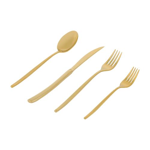  GRACE ÇATAL KAŞIK BIÇAK TAKIMI - 24 PARÇA GOLD