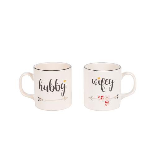  HUBBY & WIFEY KUPA SETİ - 2'Lİ