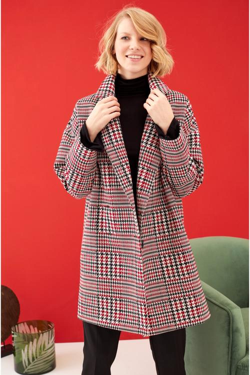  EKOSE DESENLİ KALIN KAŞE KABAN