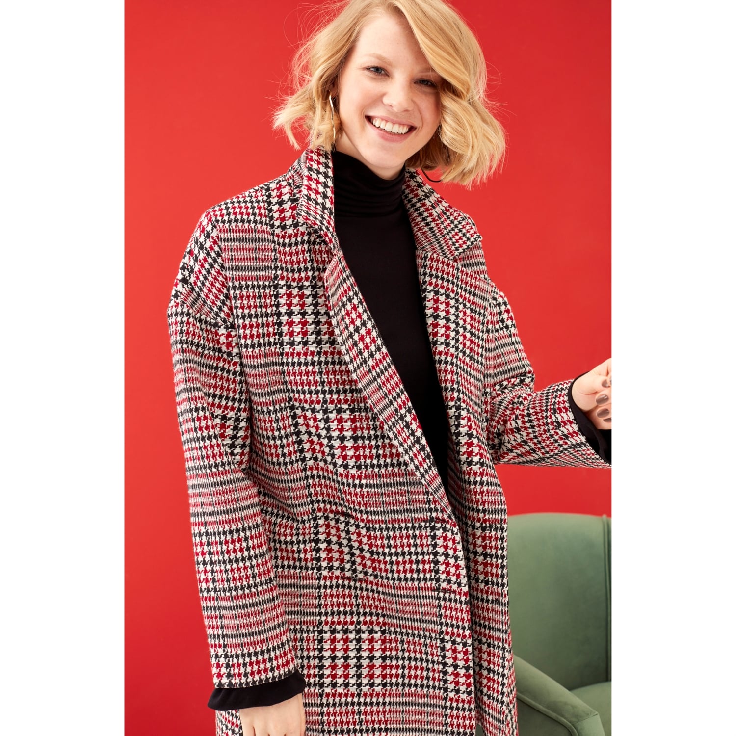 EKOSE DESENLİ KALIN KAŞE KABAN