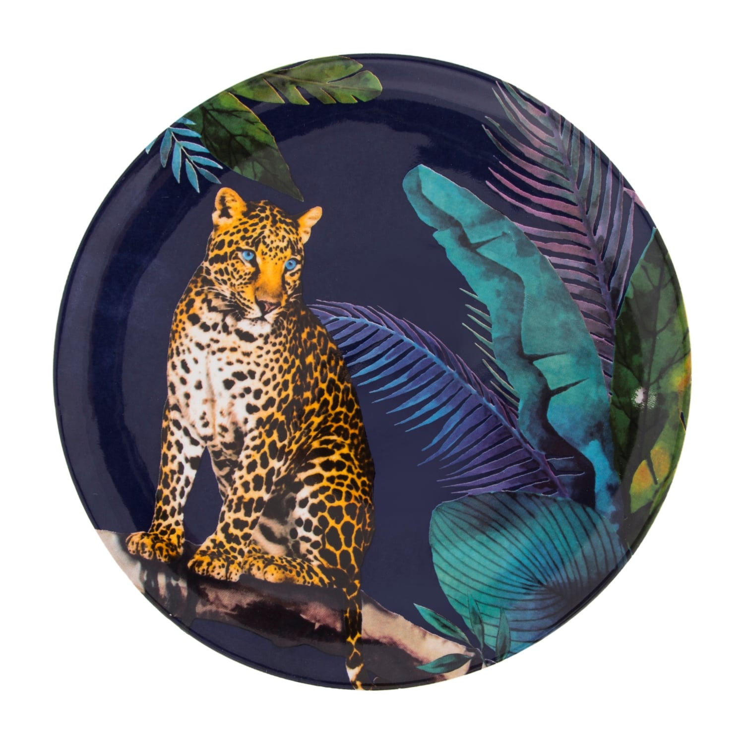 FOREST LEOPAR PASTA TABAĞI 21 CM