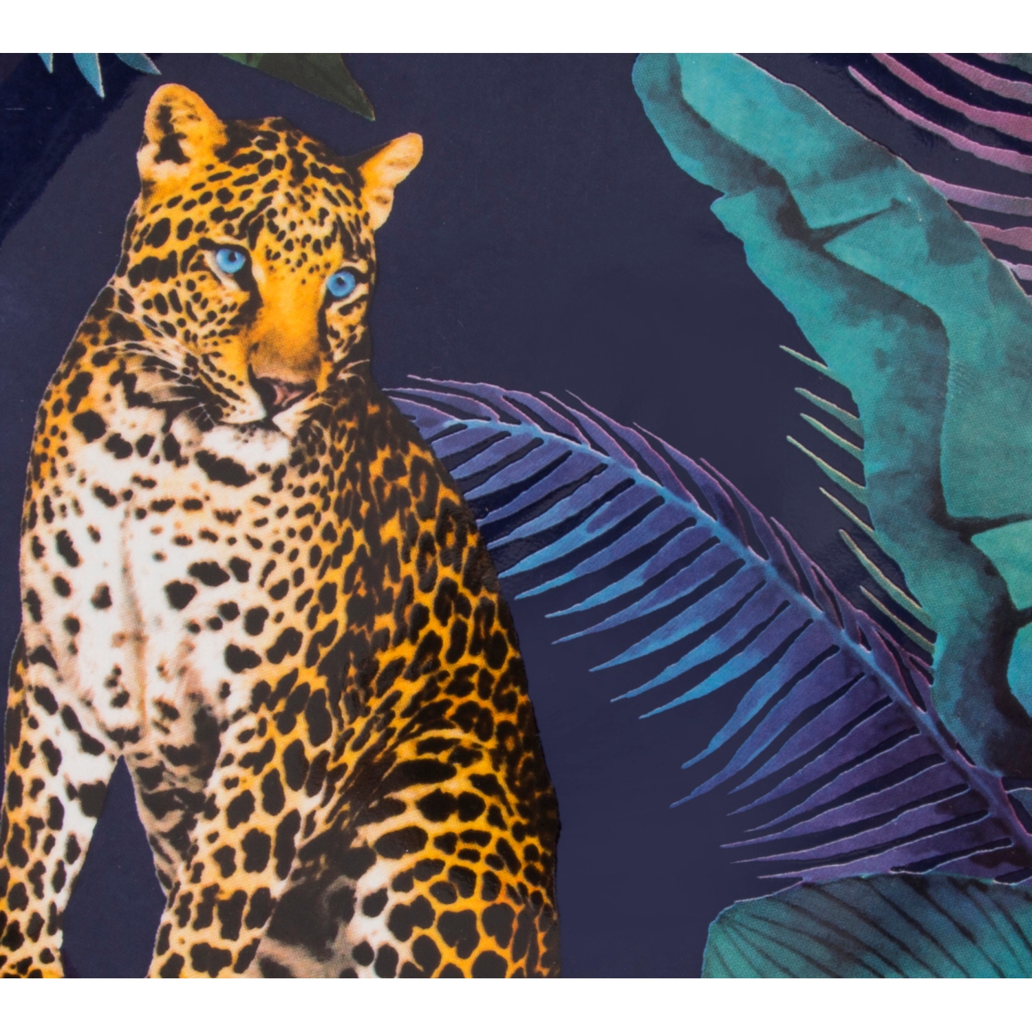 FOREST LEOPAR PASTA TABAĞI 21 CM