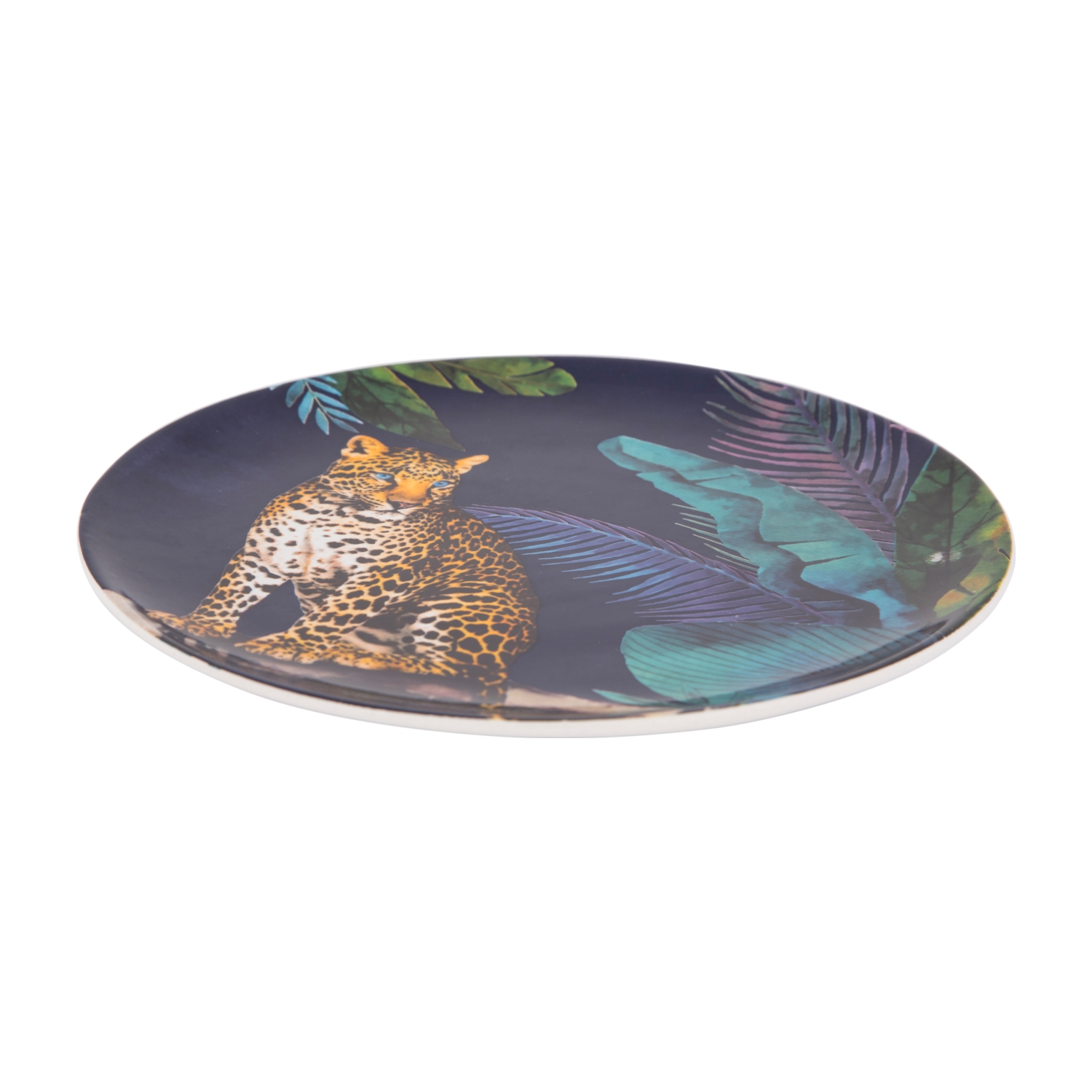 FOREST LEOPAR PASTA TABAĞI 21 CM