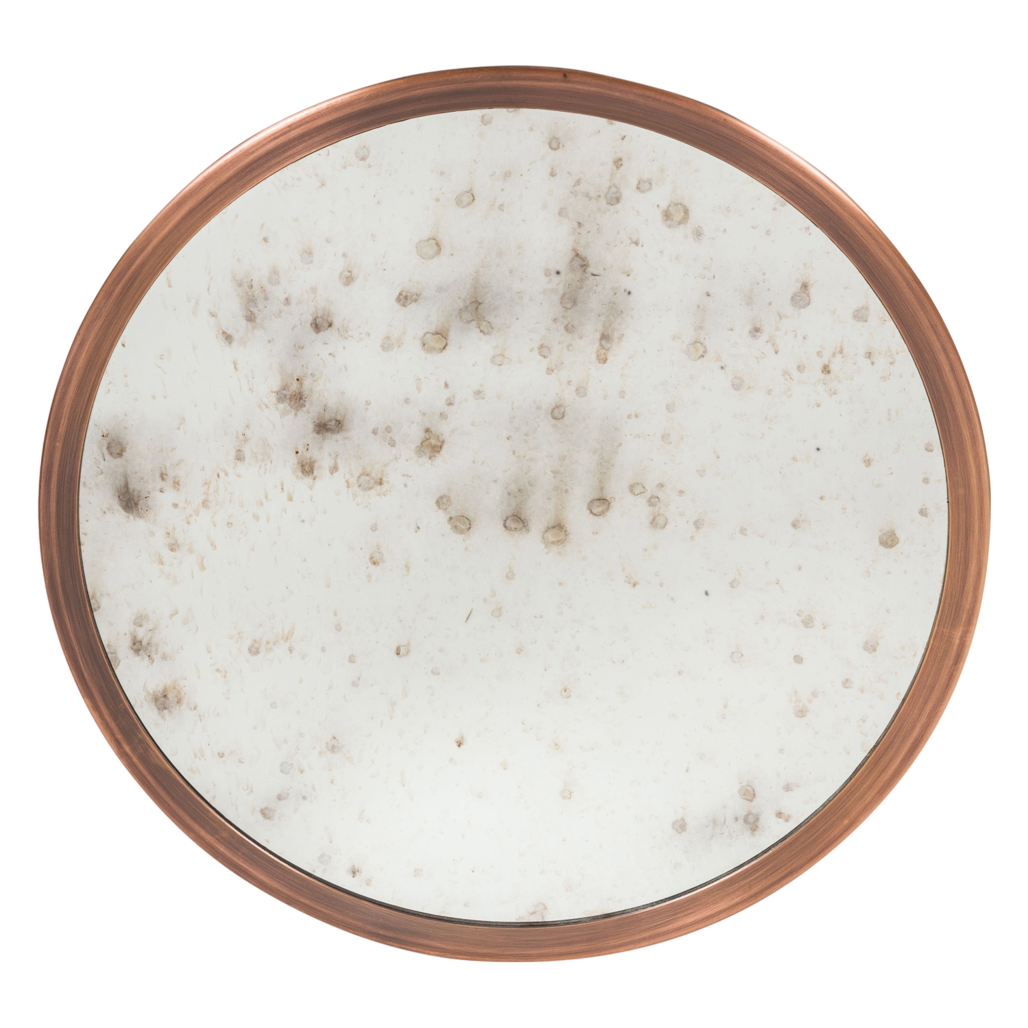 YUVARLAK BRONZ ESKİTME AYNA 50 CM