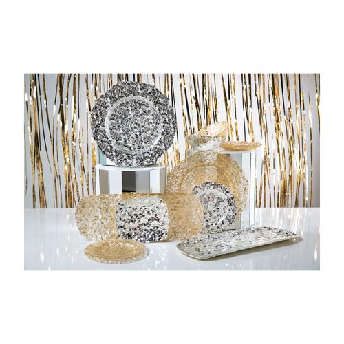  SUNUM TABAĞI CUBIC GOLD 47*17CM