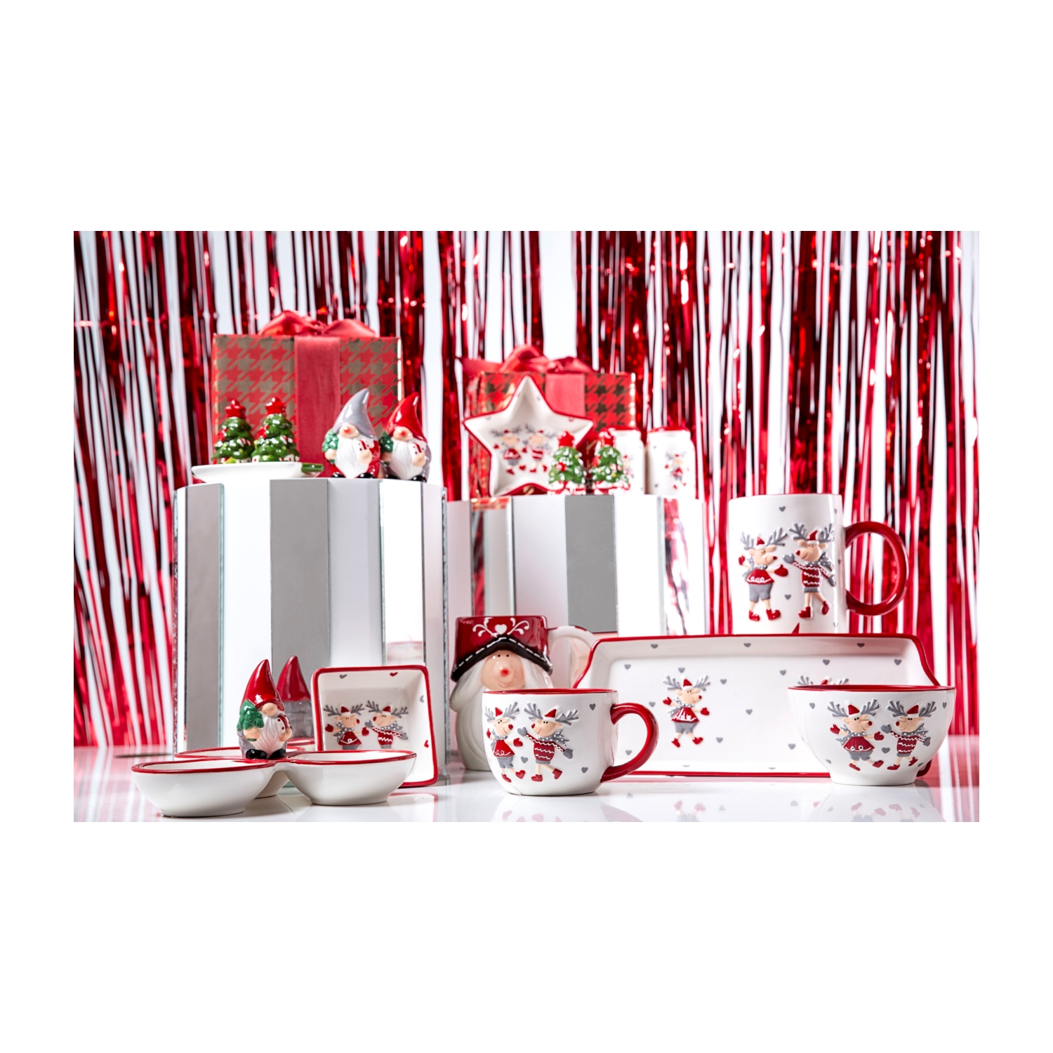 REN GEYİKLİ TUZLUK BİBERLİK SET