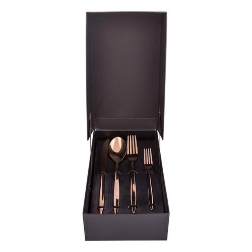  J'ADORE ÇATAL KAŞIK BIÇAK TAKIMI 24 PARÇA - BRONZ